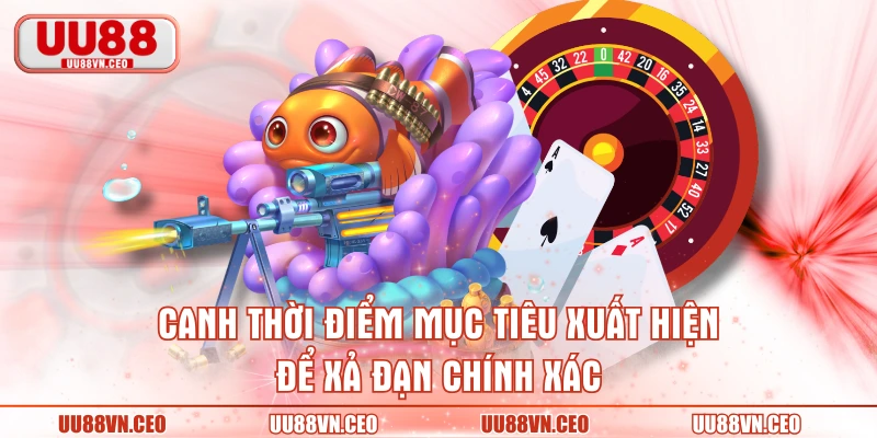 Canh thời điểm mục tiêu xuất hiện để xả đạn chính xác